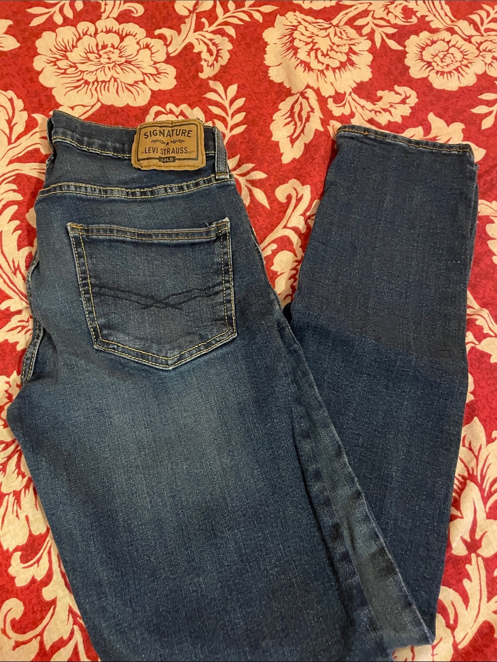 Levi's Signature Straight-Leg Jeans - Dark Indigo Blue